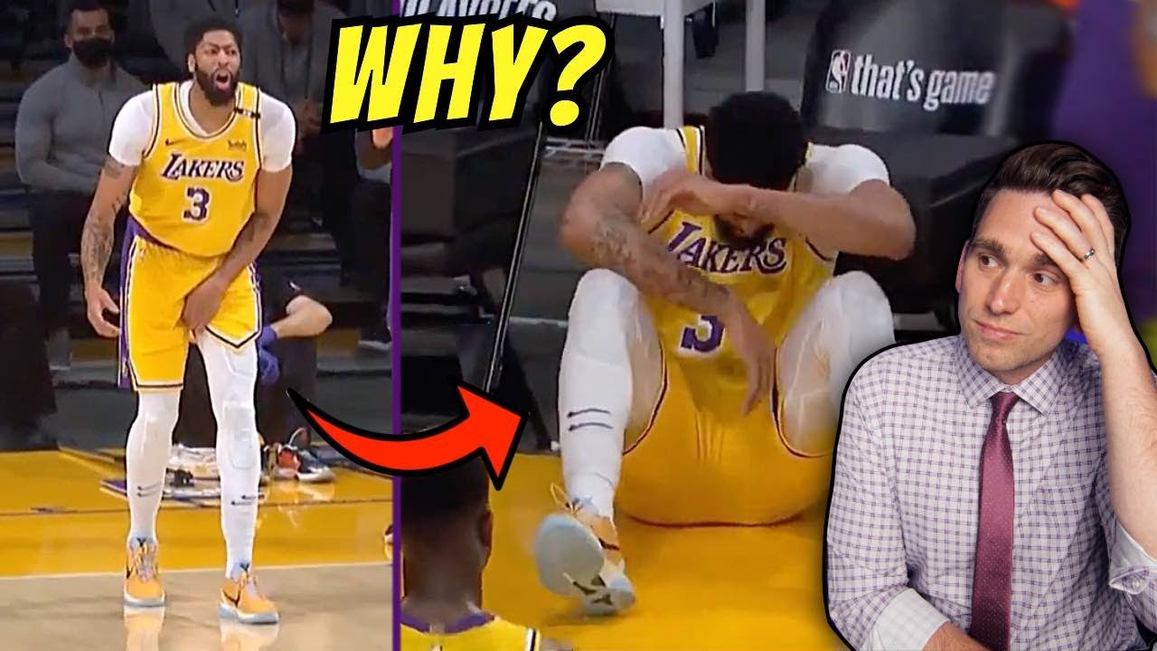 Doctor Reacts to Anthony Davis Getting INJURED AGAIN In Game 6 Lakers ...