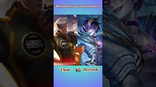 Dyrroth VS Chou | Mobile Legends Counter Hero | MLBB Best Heroes #mlbb #shorts #mobilelegends #chou