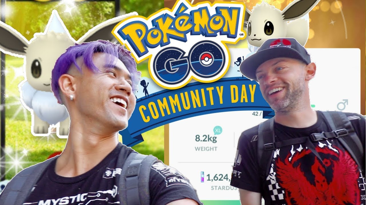 EEVEE COMMUNITY [ DAY 1] POKEMON GO  (2018) - YouTube