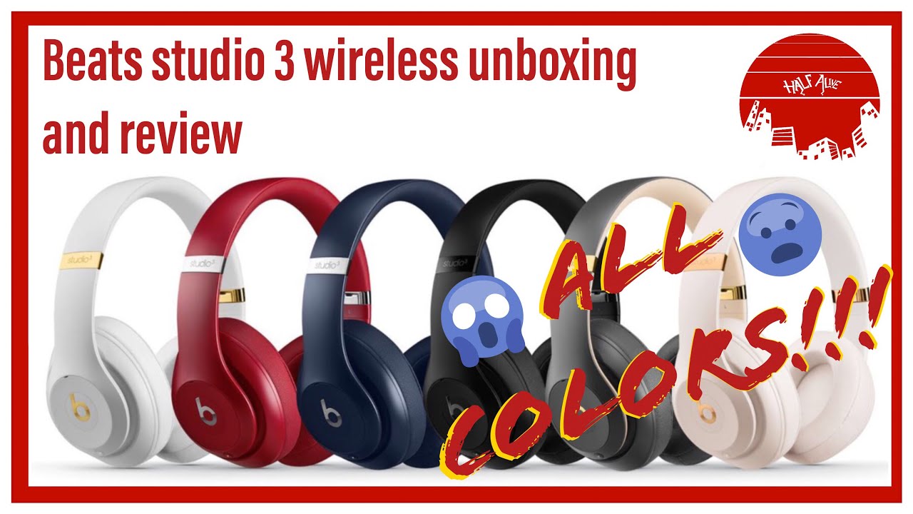 $2100 BEATS UNBOXING ALL COLORS | Beats studio wireless 3 unboxing + review