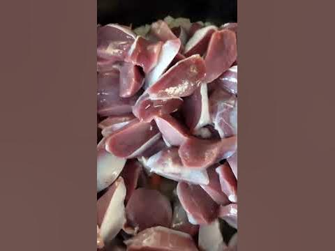 Готовим утиные желудочки - YouTube