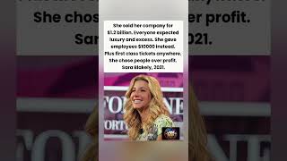 She sold her company for $1.2 billion—then gave every employee $10,000. ✈️#hiphop #80smusic #shorts