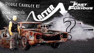 Dom Toretto's Dodge Charger RT ( Fast \& Furious ) model car restoration