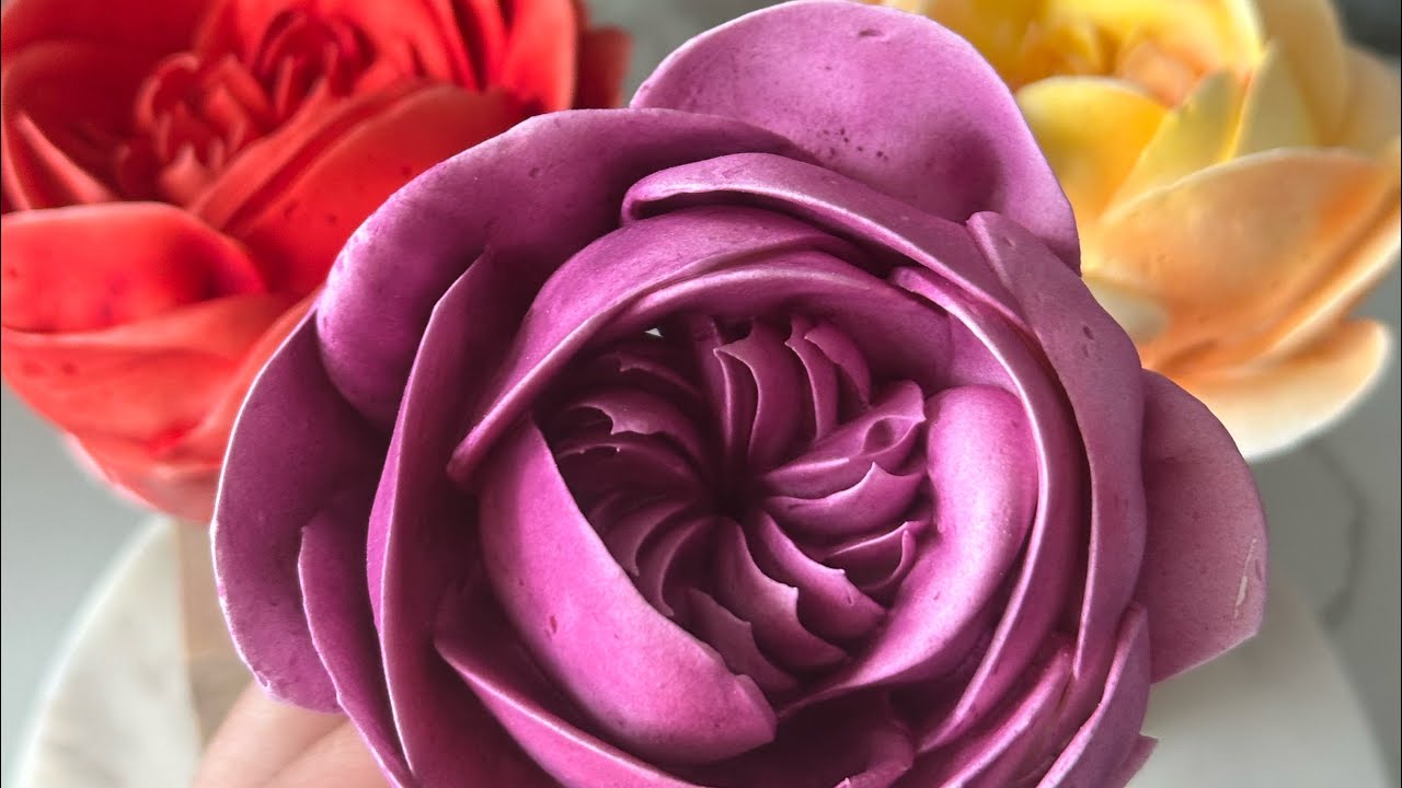 XXL Juliette Marshmallow Rose Real Time Piping