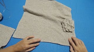 Вязание спицами и крючком. Юбка из льна Вязание спицами и крючком. Юбка из льна