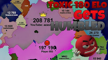 I taught this 180 ELO TOXIC player a LESSON | TERRITORIAL IO One-vs-one