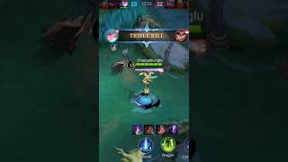 triple kill Hanabi, Yu Zhong, Belerick 😂😂 #mlbb #short #shorts #shortvideo #shortsvideo #cici#hanabi
