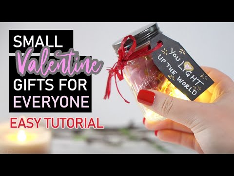 Small Valentine Gifts For Everyone | Favor Wrap Tutorial