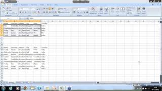 Advanced Excel 3 - Sorting different sections