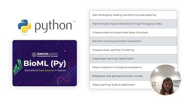 Omics logic BioML - Python overview by Experts in the field