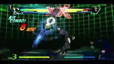umvc3 Amaterasu Thunder Edge Super Combo (1 Million Damage, 2 Assists, 3 Meter)