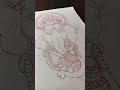 part 2...ganapathi...just outline finished #muralpainting... ❤️