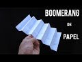 Como Hacer un Avión de Papel BOOMERANG!! Origami