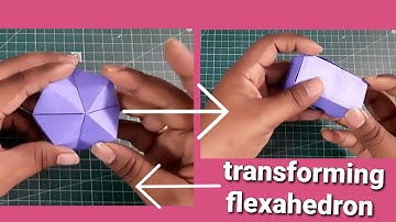 #Amazing Origami Magic Transforming Flexahedron | Easy Origami Tutorial