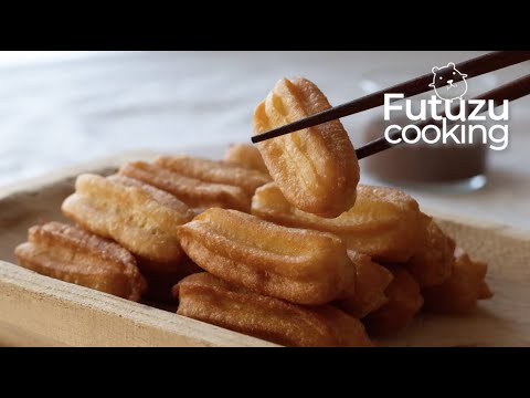 Homemade Churros Recipe with Chocolate Sauce| How to Make Perfect Churros Quick & Easy |ASMR cooking