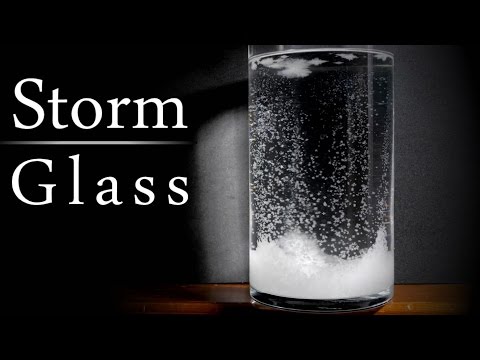 How to make a STORM GLASS to predict the weather! 