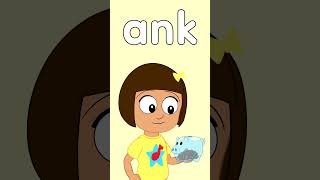 ANK Ending Sound Song - Learn to Read #shorts
