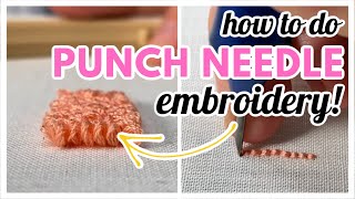 How to Punch Needle with Embroidery Floss | Featuring the Ultra Punch