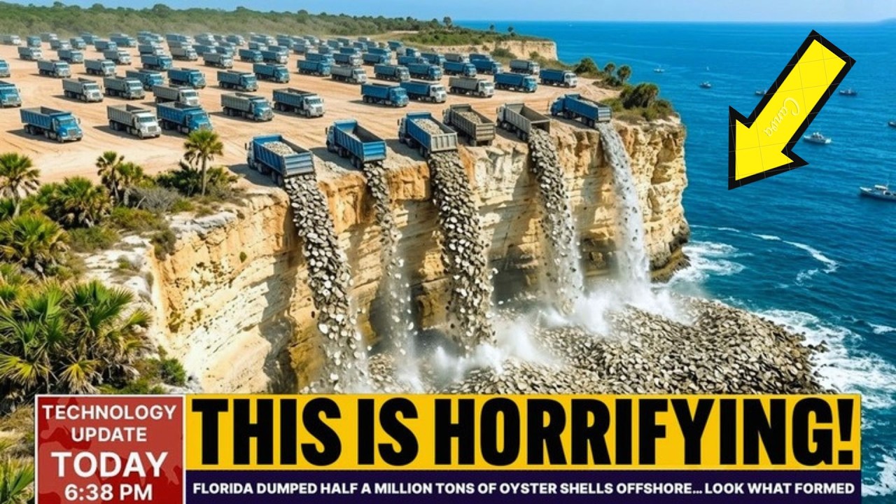 Florida Dumped 500,000 Tons of Oyster Shells Offshore — What Formed Next Amazed Scientists