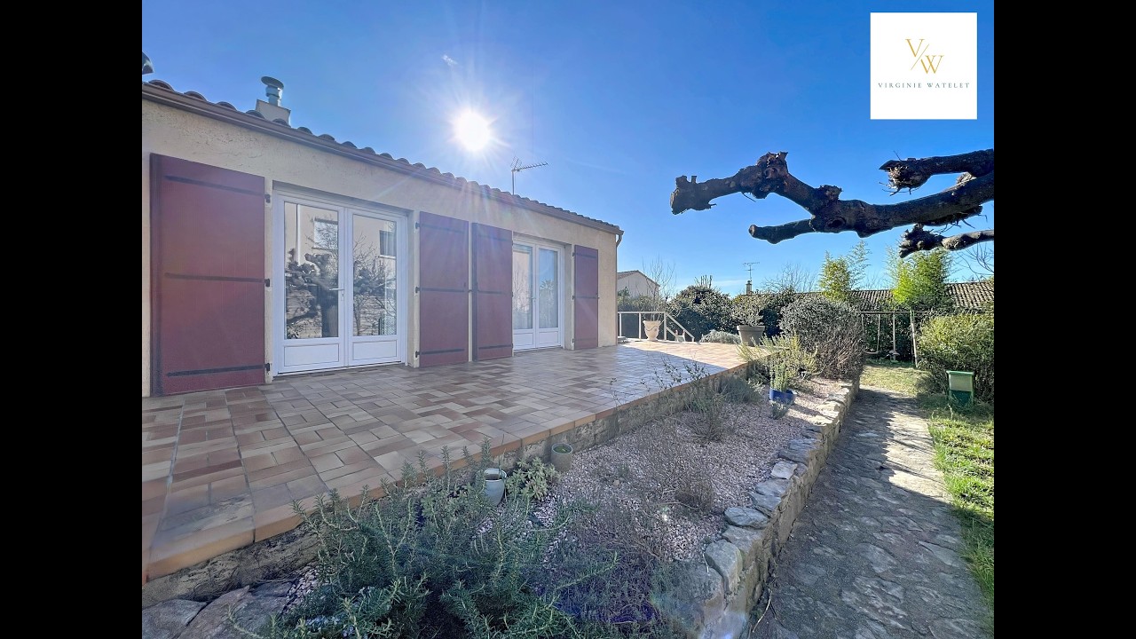 Maison de plain pied à Saint Mathieu de Tréviers Référence 1954353