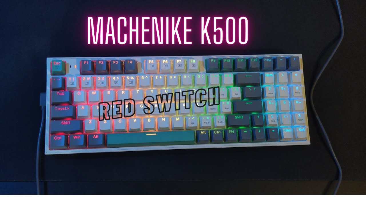 ХОТ СВАП Клавіатура за 40$ Machenike k500 - YouTube