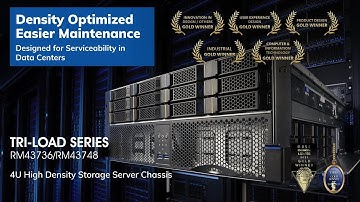 2023 Muse & Titan Awards｜CHENBRO Tri-load Series : 4U high-density storage chassis RM43736 & RM43748