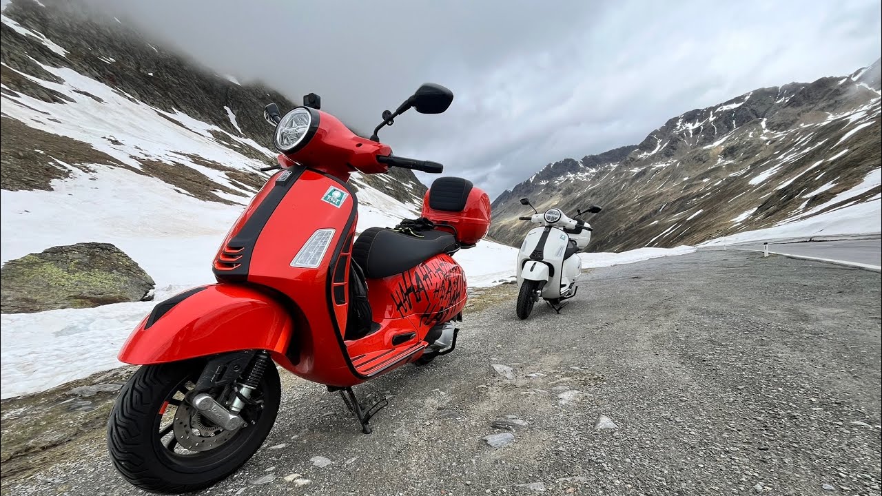 Vespa Tour in Österreich und Timmelsjoch