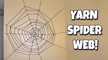 How To Make A Spider Web Out Of Yarn