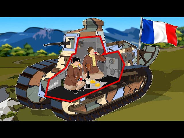 Life Inside The Most Advanced Tank Of WWI (Cross Section) - YouTube