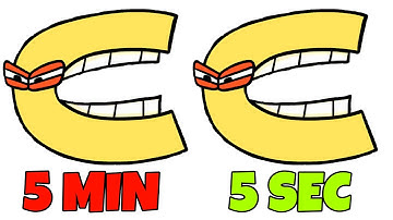 Alphabet Lore but I Draw it in 5 SECONDS vs 5 MINUTES !