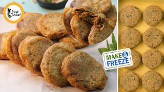 Bakery Style Reshaydar Shami Kabab without Chopper - Make & Freeze Recipe by Food Fusion