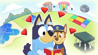 TODAS LAS CITAS DE BLUEY Y CHASE DE PAW PATROL EN MINECRAFT 😍