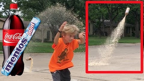 Coke and Mentos ROCKET goes 100 FT HIGH!!!