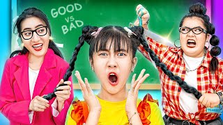 Good Teacher Vs Bad Teacher - Funny Stories About Baby Doll Family