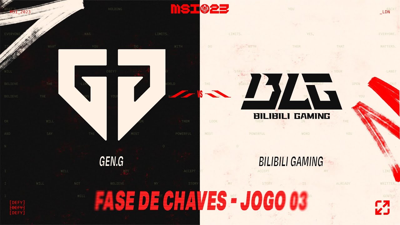 MSI 2023: Grande Final  JDG Intel Esports Club x Bilibili Gaming (Jogo 2)  