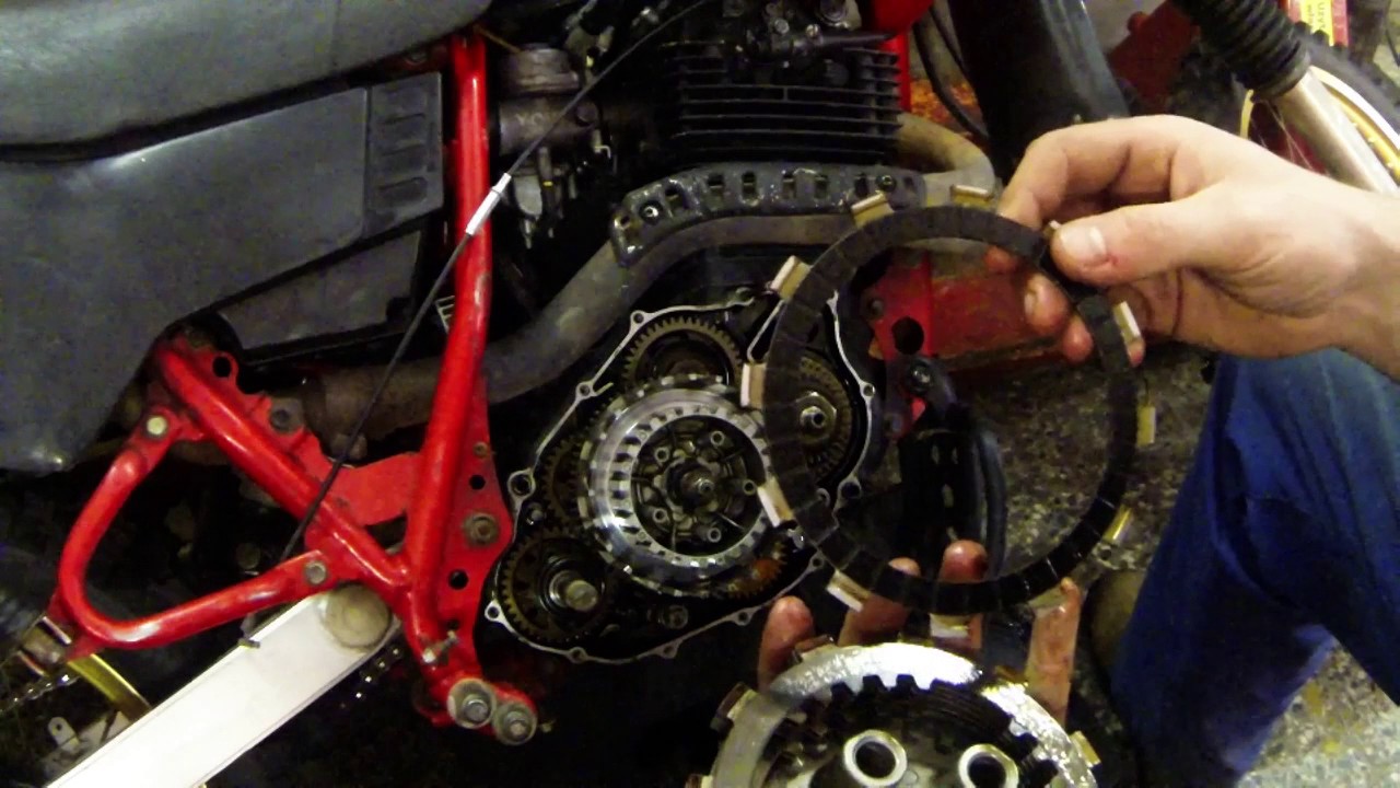 Xt 600 wymiana, naprawa sprzęgła (clutch replacement)
