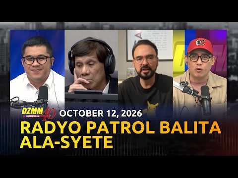 Radyo Patrol Balita Alas-Syete | DZMM Teleradyo (12 October 2026)