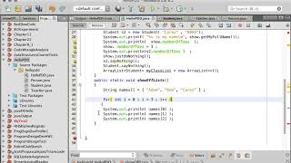 Section 5 static Arrays loops break etc