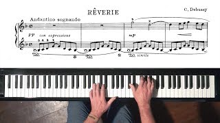 Debussy “Rêverie” (take 3) Paul Barton, FEURICH 218 piano Resimi