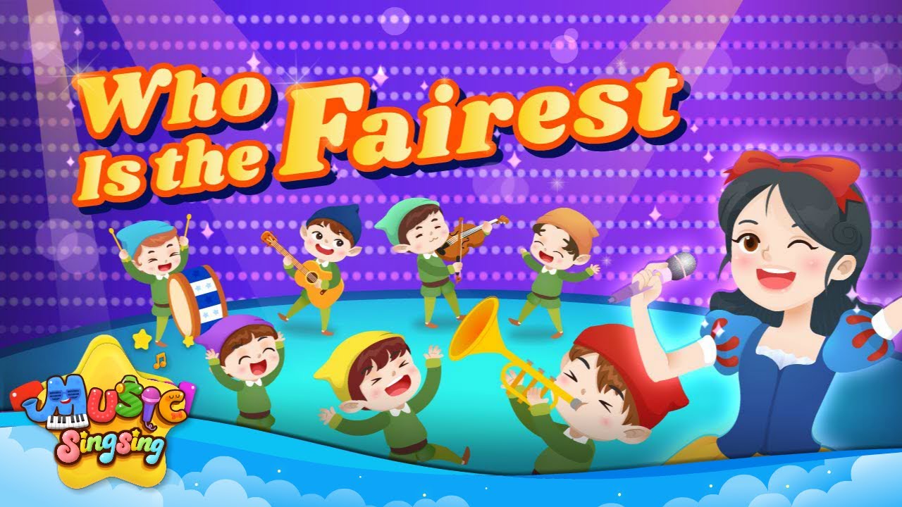 Who Is The Fairest? - Snow White and the Seven Dwalfs - English Song for Kids - Fairy Tale Songs