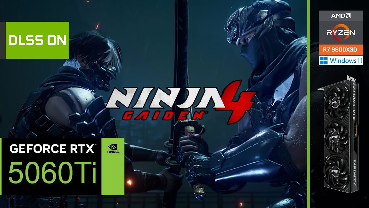 Ninja Gaiden 4 | RTX 5060 Ti | 1080p, 1440p, High, DLSS - YouTube