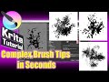 Krita - Complex Brush Tips in Seconds|Tutorial Krita 4.4.2