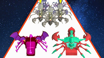 Merge Spider Train Choo Choo Charles vs Spider Train 3D Run Master | Merge Battles