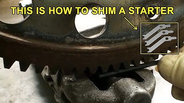 How to Shim a Starter the Right Way