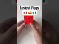 The three easiest flags on a 3x3 Rubik’s Cube #shorts #rubikscube #cubing #cube #rubik #flag