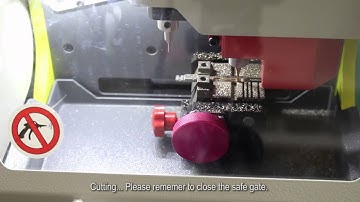 How to copy a Ford focus key  HU101 by brand operate with touch screen