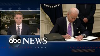 President Joe Biden’s 1st full day in office