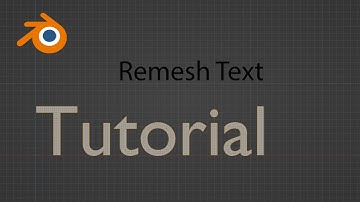 Text Topology (Blender Tutorial)