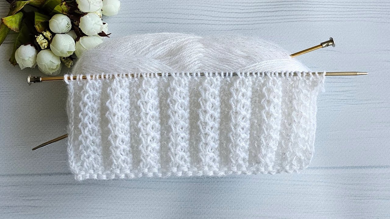 iki şiş anne yeleği bebek battaniyesi hırka örgü modeli✔️knitting patterns #örgü #keşfet #knitting