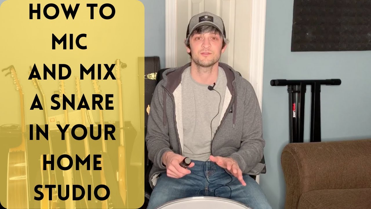 How to Mic and Mix a Snare Drum in your Home Studio
